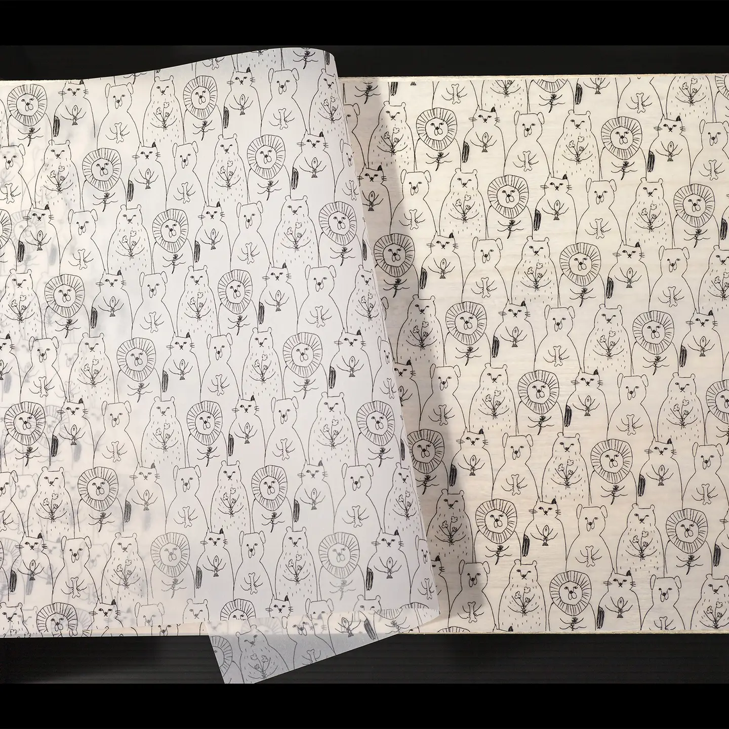 REGARO PAPIRO Animal, Wrapping Paper set of 3