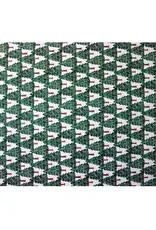 REGARO PAPIRO Fir Tree Holiday, Wrapping Paper set of 2