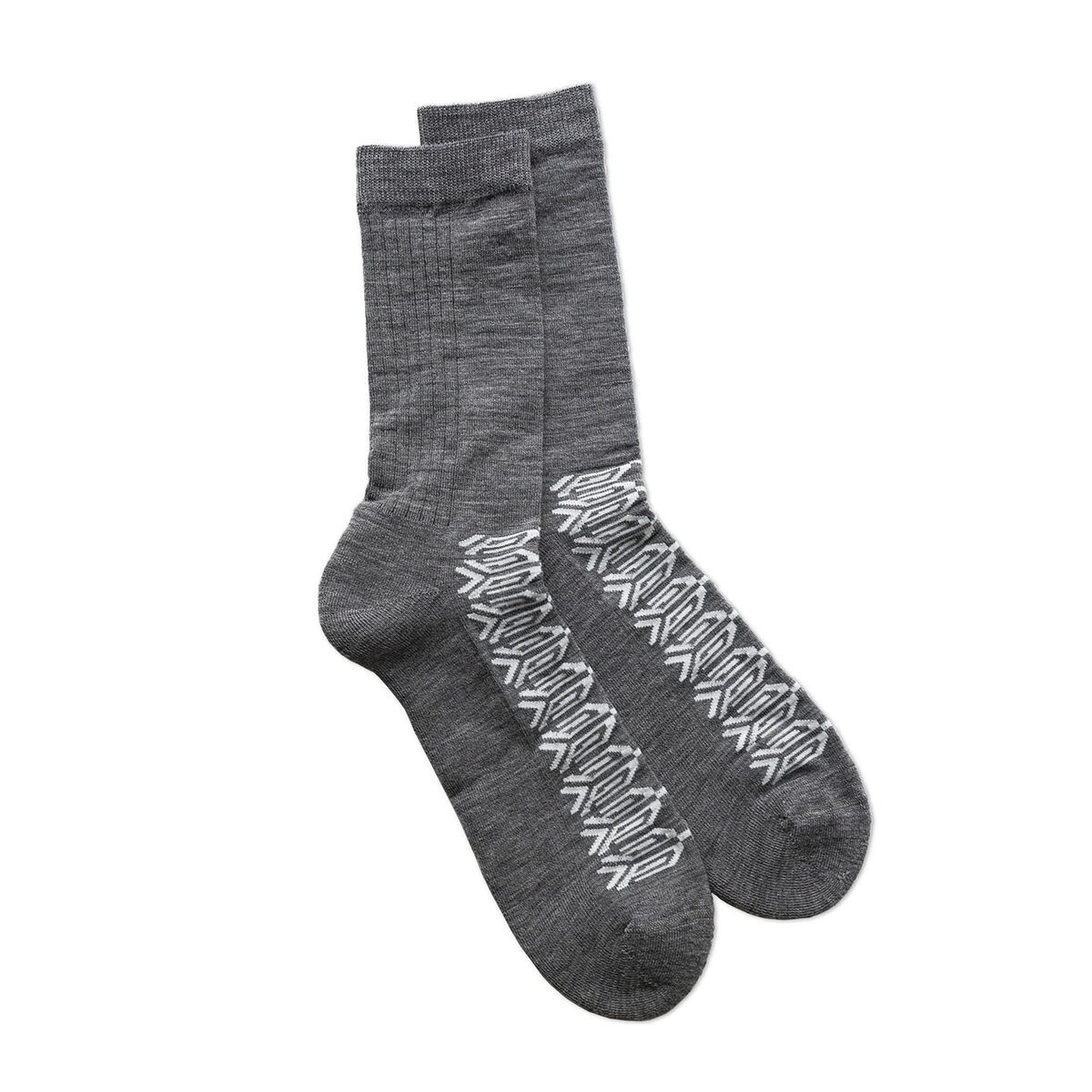 MIIKO DESIGN Erwachsenen Merino-Socken "Louhi"  graufarben