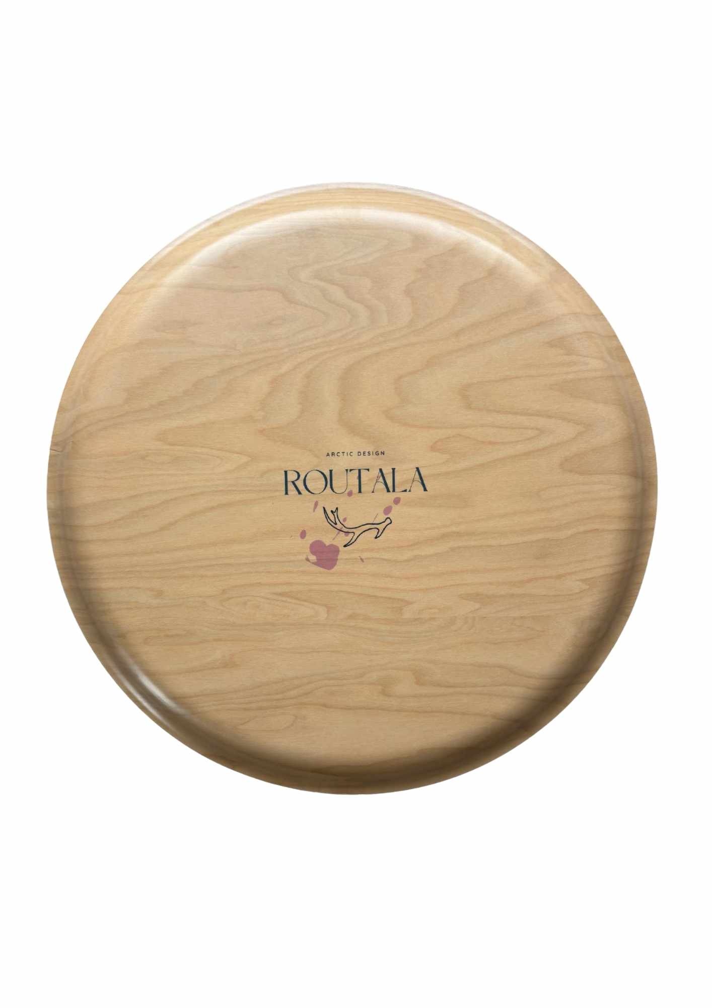 ROUTALA DESIGN Holz Tablett "Saura" D 35 cm