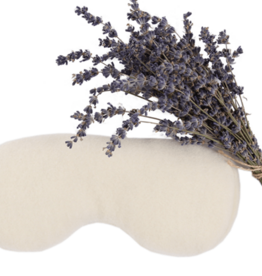 FLOKATI Masque de sommeil en laine mérinos avec rembourrage à la lavande