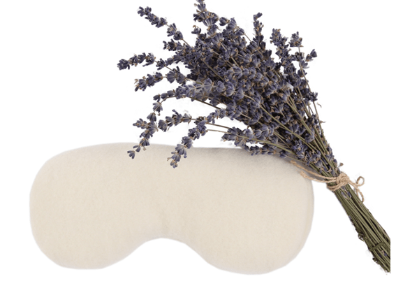 FLOKATI Merino wool sleep mask with lavender filling