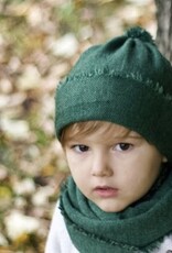 KNITWORKS Baby Beanie-Mütze waldgrün aus feiner Merinowolle