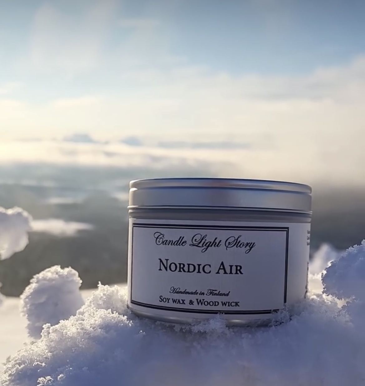 CANDLE LIGHT STORY Sojawachs-Kerze  Nordic Air