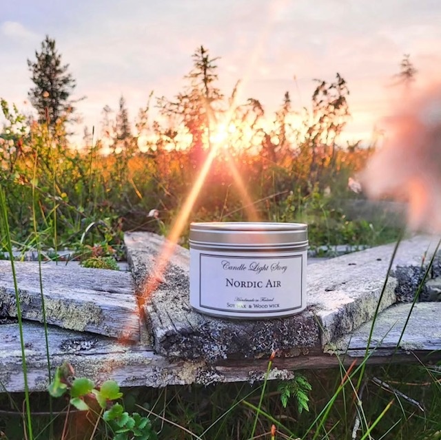 CANDLE LIGHT STORY Soy wax candle Nordic Air