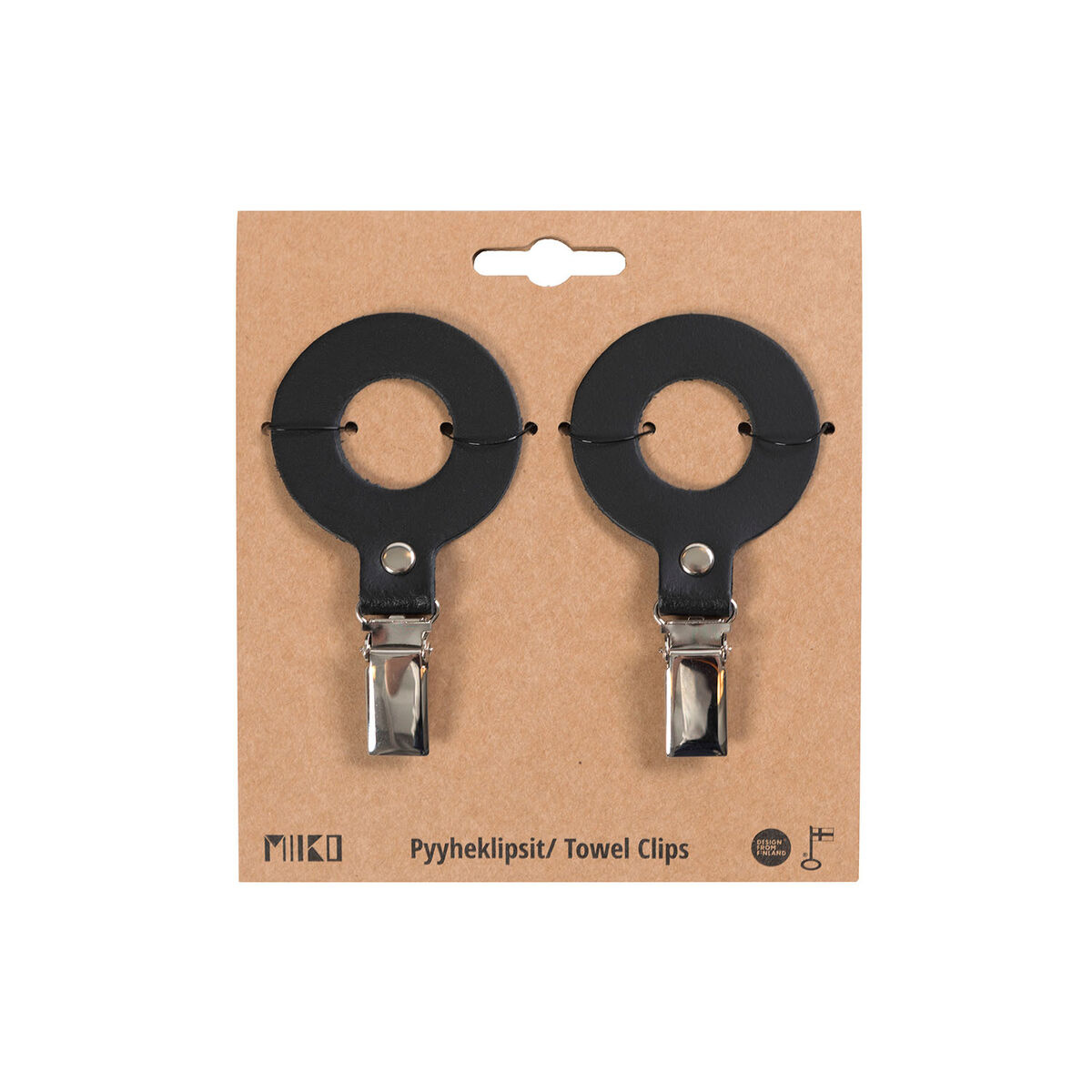 MIIKO DESIGN Handtuch-Clips "Ring" 5 x 9,3 cm