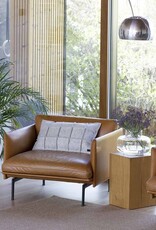 MIIKO DESIGN Wollkissen "Väre" 37 x 60 cm graufarben