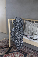 MIIKO DESIGN Wollkissen "Väre" 37 x 60 cm graufarben