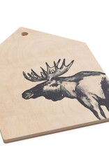 MIIKO DESIGN Schneidebrett "Hirvi" 22 x 35 x 0,7 cm