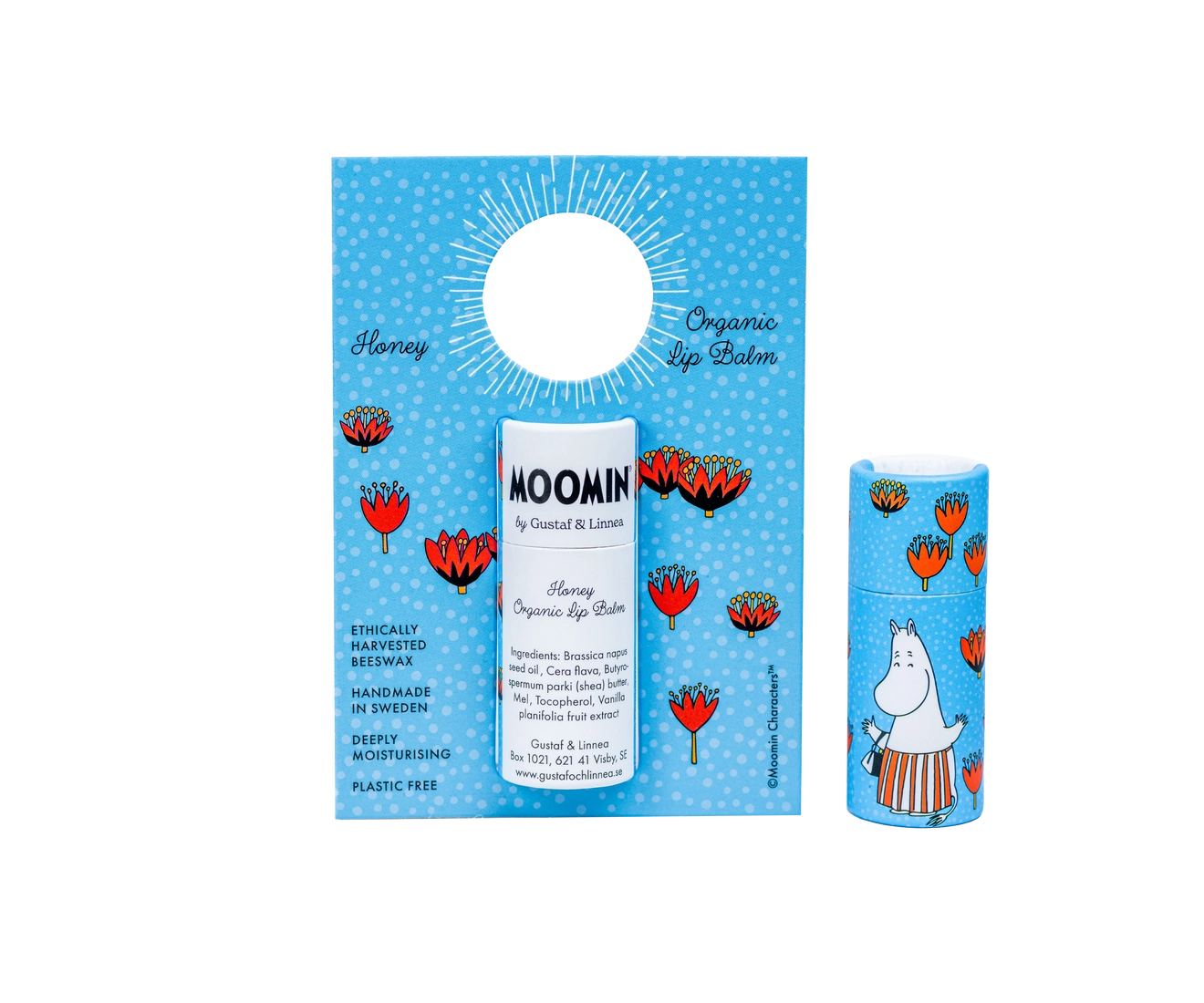 GUSTAF OCH LINNEA Moominmamma lip balm Honey