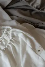 HEMPEA  Hemp bed sheet fitted undyed beige 90 x 200 x 30 cm