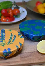 GUSTAF OCH LINNEA Beeswax  food wraps  3-Pack "Blueweed"