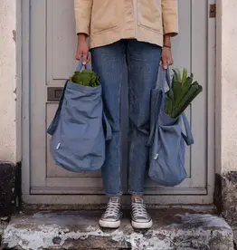 OMOM Sac à provisions | Sac de plage bleu
