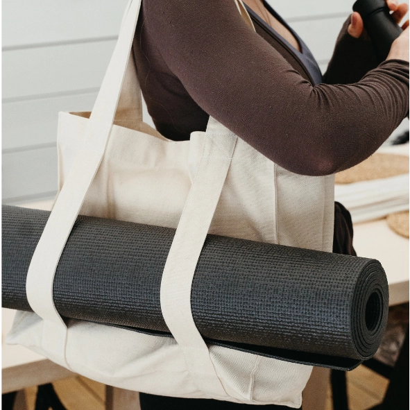 OMOM Organic Tote Bag Yoga - Keeping It Together