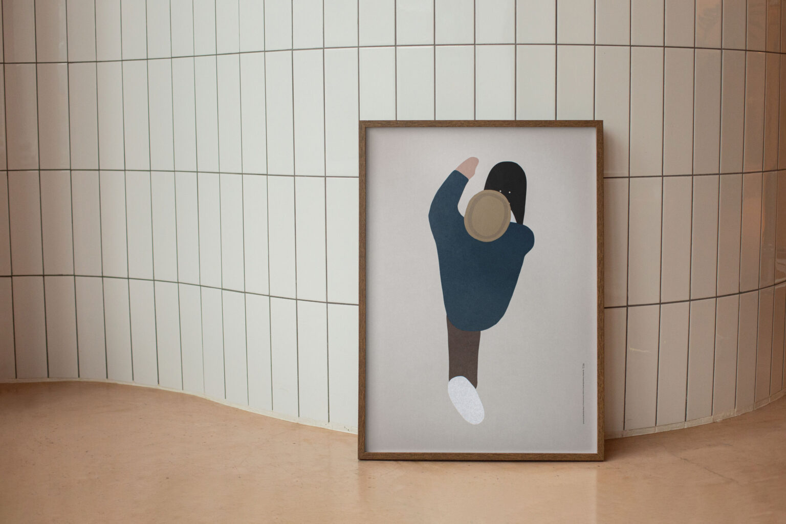 KOLLEGG Poster Skateboarder A1: 594 x 841mm