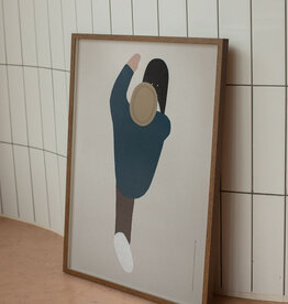 KOLLEGG Poster Skateboarder A1: 594 x 841mm