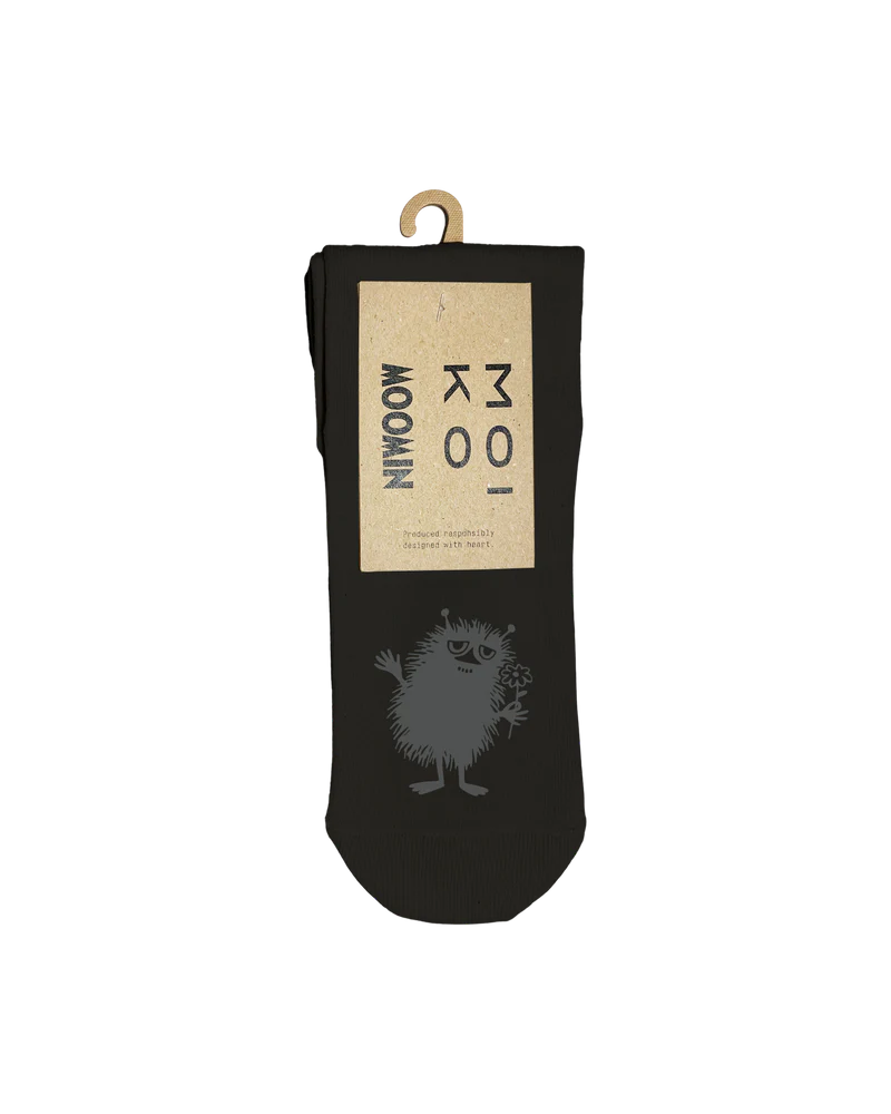 MOIKO DESIGN "Stinky" Socken schwarz/grau