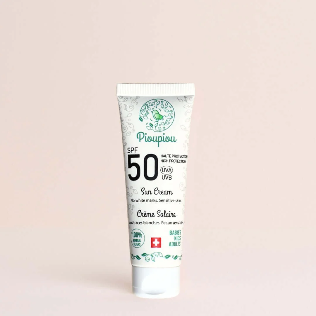 Pioupiou Cosmetics Sun Cream SPF 50 Baby & Kid | Mineral and Natural