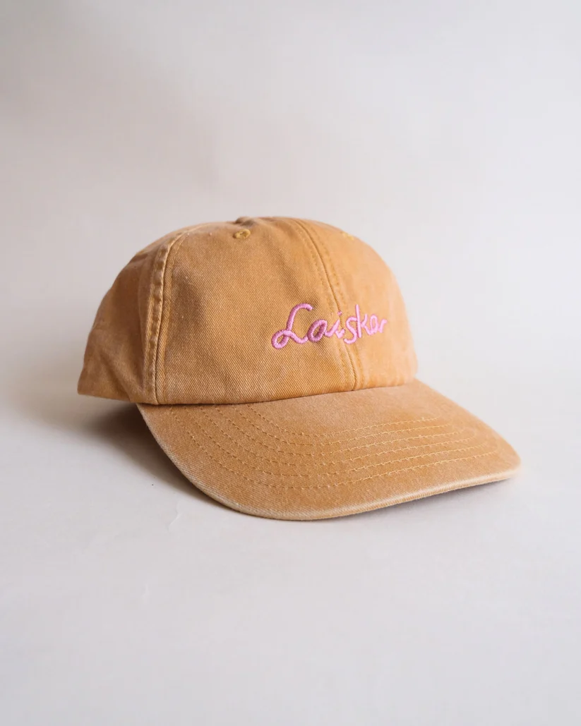 LAISKA EBBA Cap Washed yellow haze