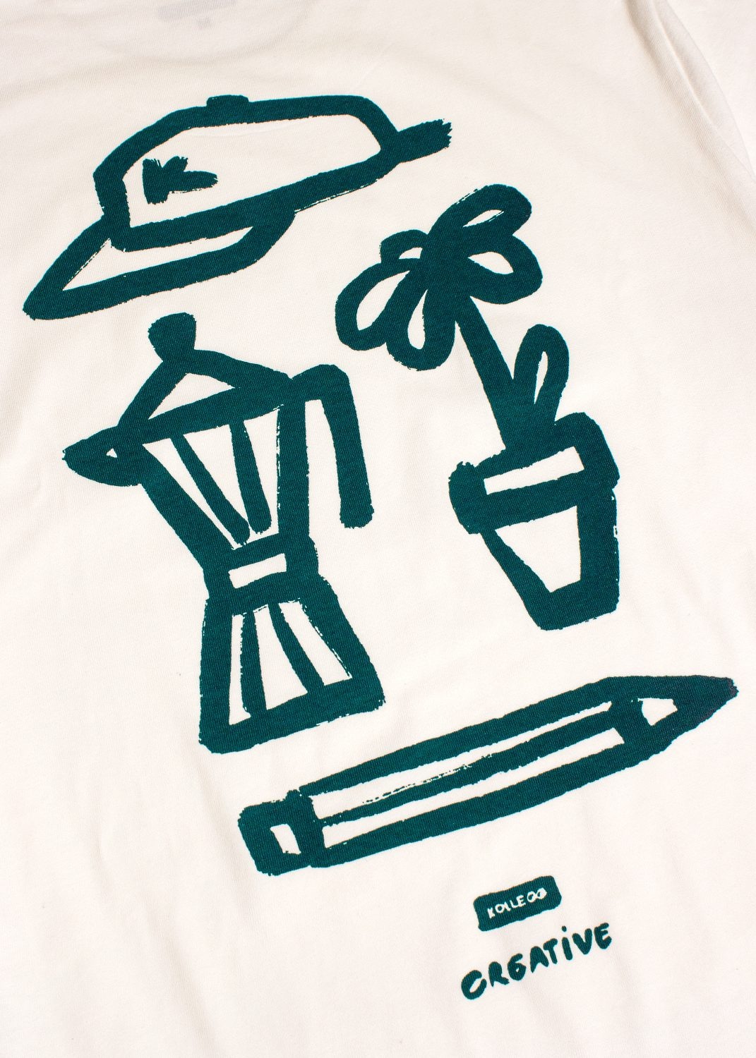 KOLLEGG T-Shirt "Creative"  off-white