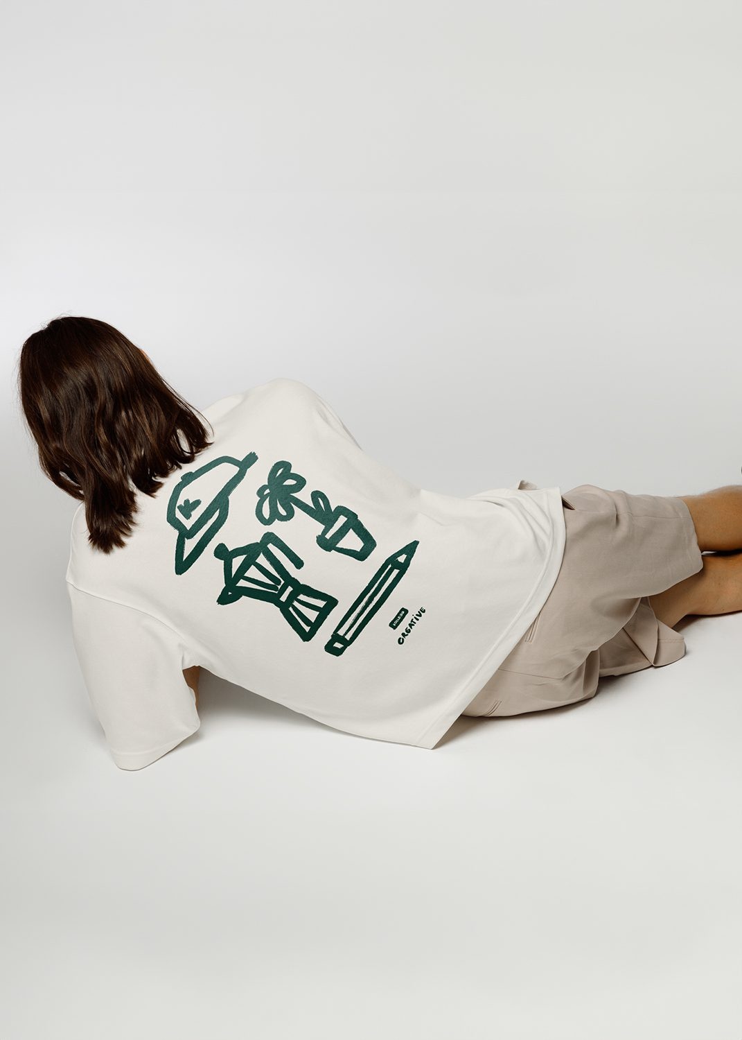 KOLLEGG T-Shirt "Creative"  off-white