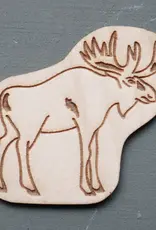 PAPURINO Wood Sticker Elk