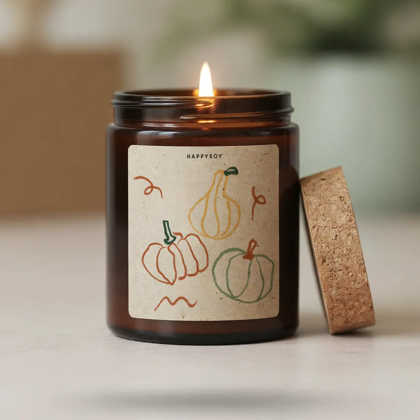 HAPPYSOY Scented candle – Pumpkins