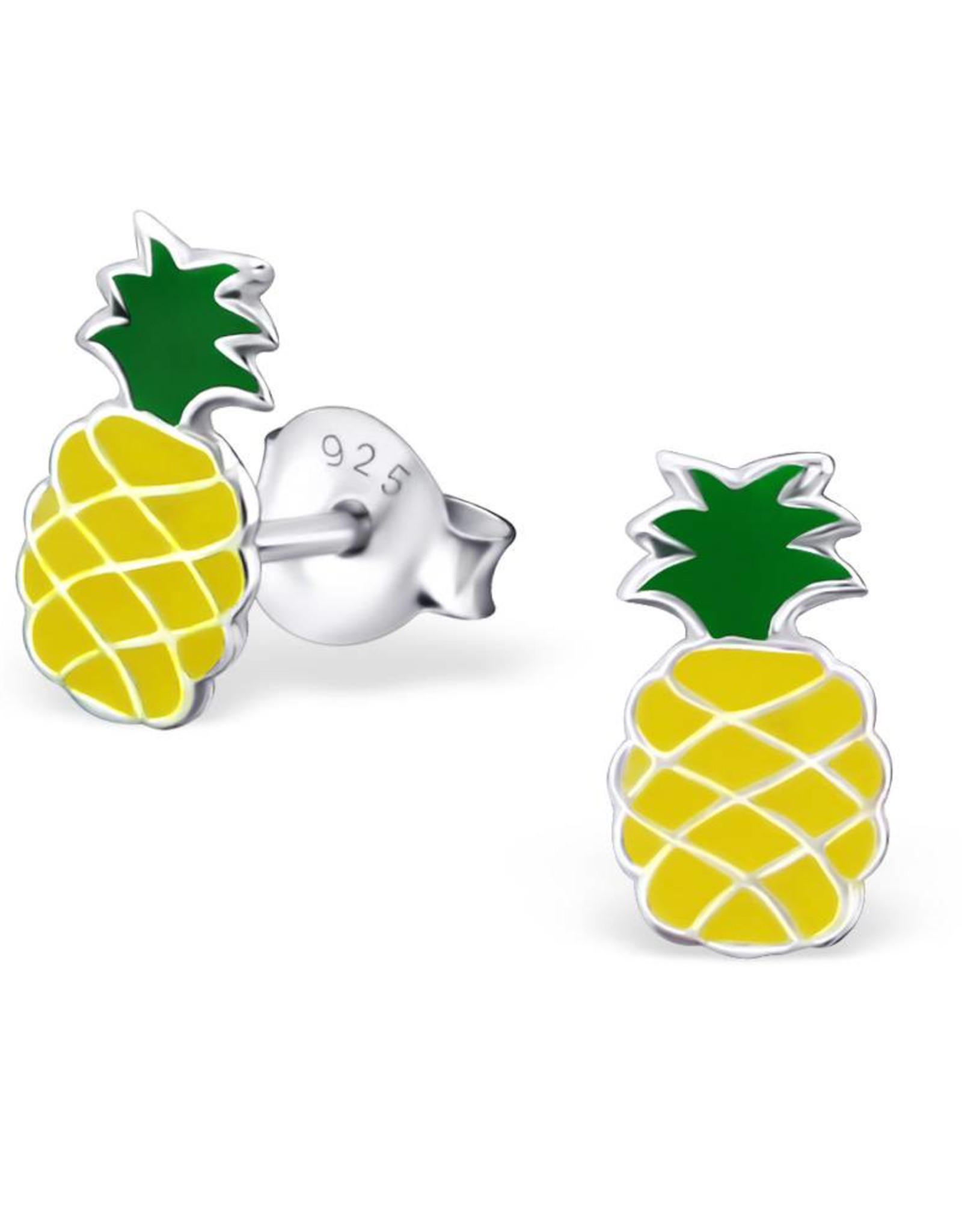 Stekertjes zilver ananas