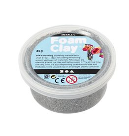 Foam Clay® 35g metallic zilver