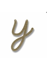 Gouden letter Y