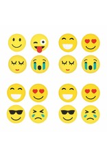 Gommetjes emoji rond set