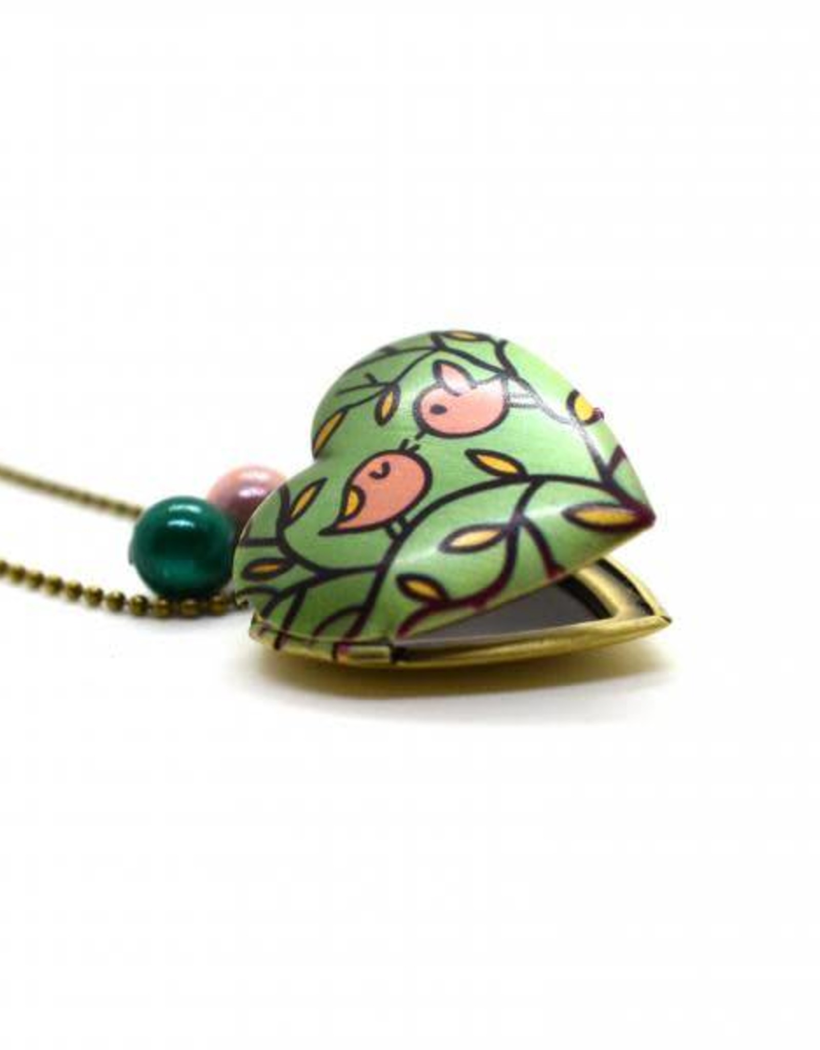 Locket hart vogels