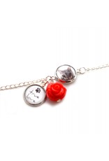 Perso armbandje dubbele ronde bubble
