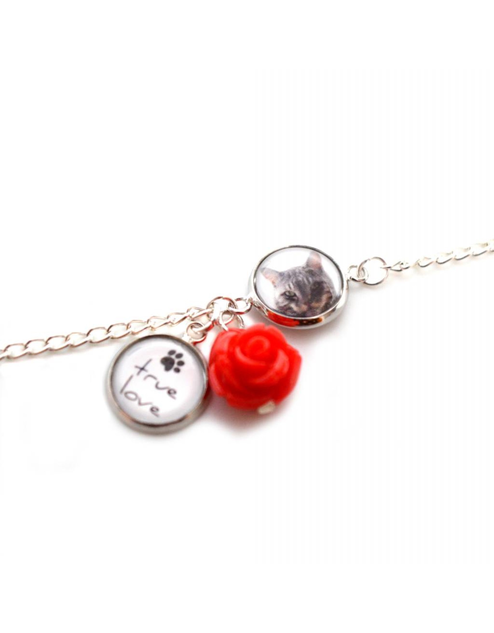 Perso armbandje dubbele ronde bubble