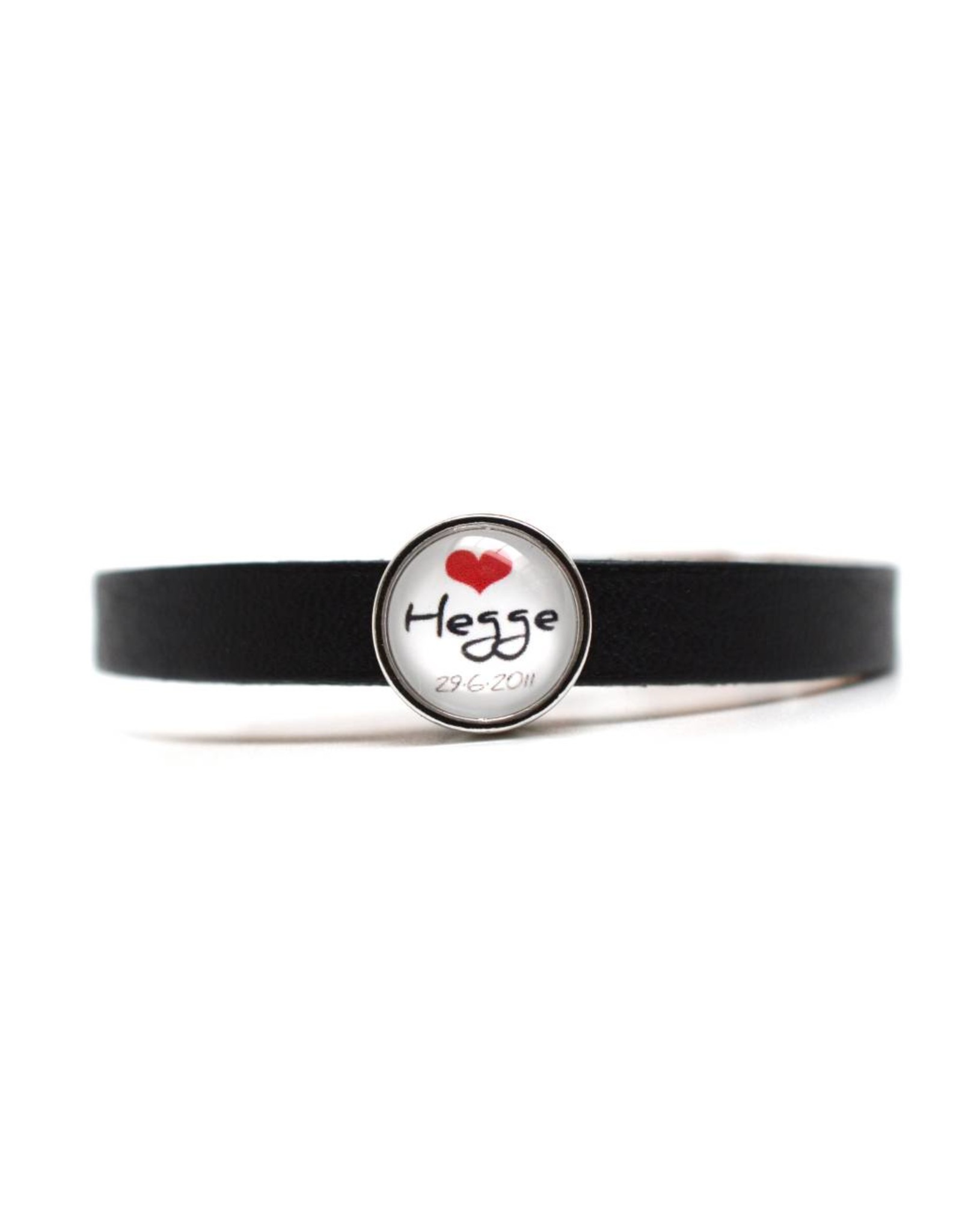 Perso lederen armbandje fijn