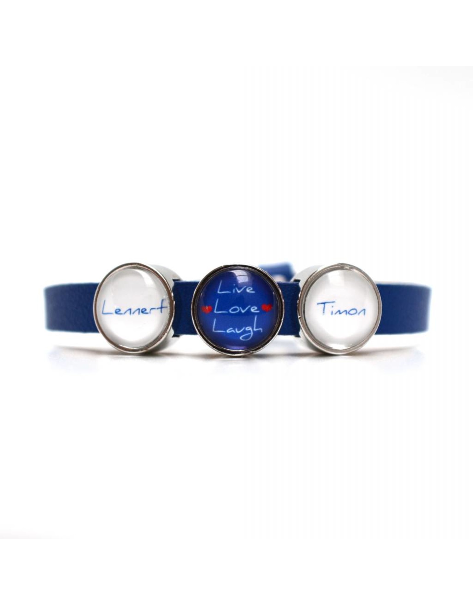 Perso lederen armbandje fijn