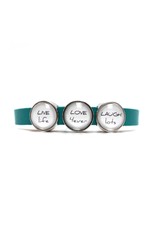 Perso lederen armbandje fijn