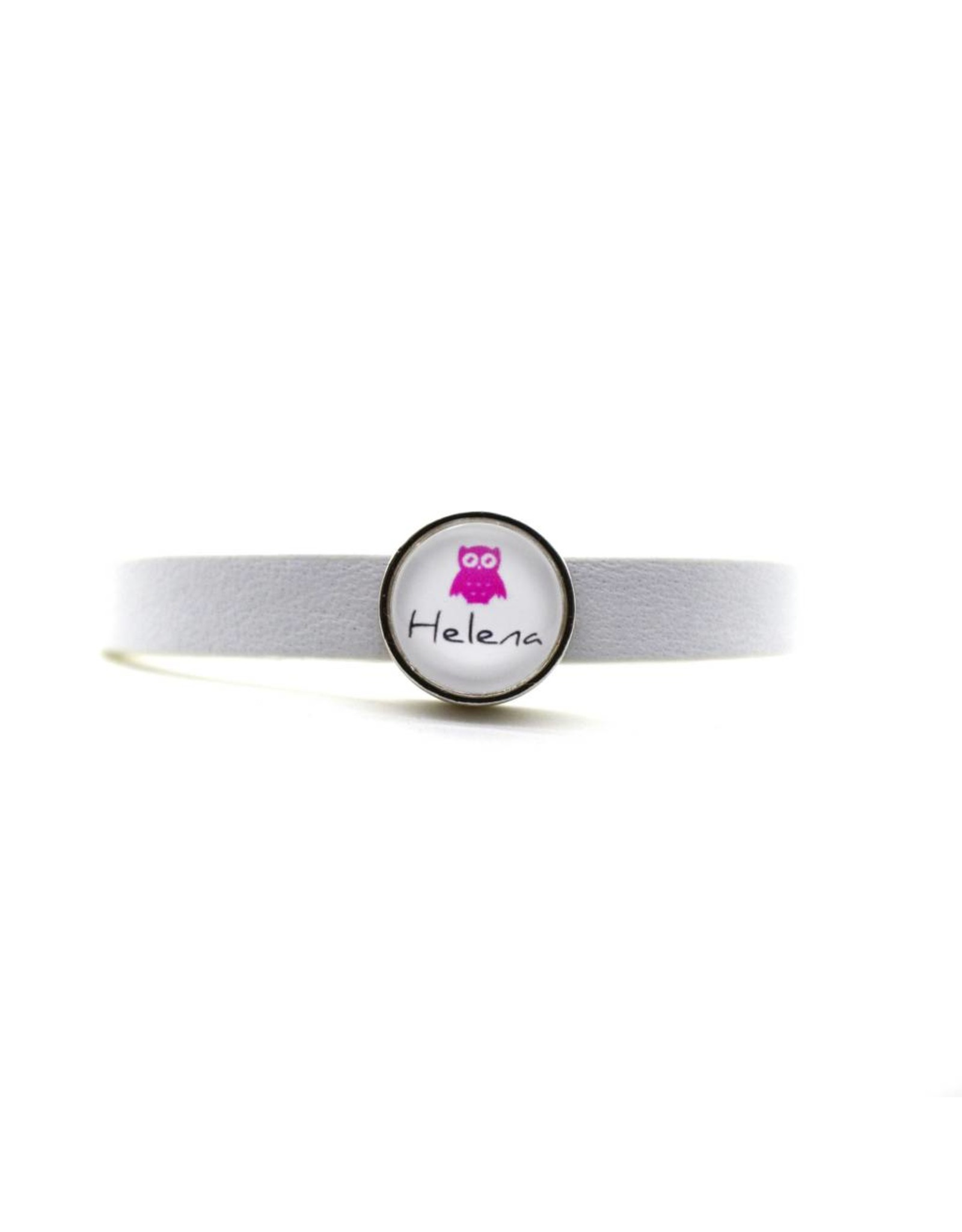 Perso lederen armbandje fijn