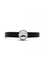 Perso lederen armbandje fijn