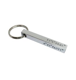 ALU sleutelhanger staafje smal