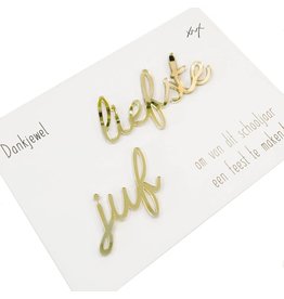 Quote 'liefste juf'