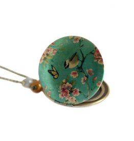 Locket vogeltje & vlinder