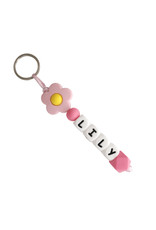 Sleutelhanger siliconen gepersonaliseerd bloem