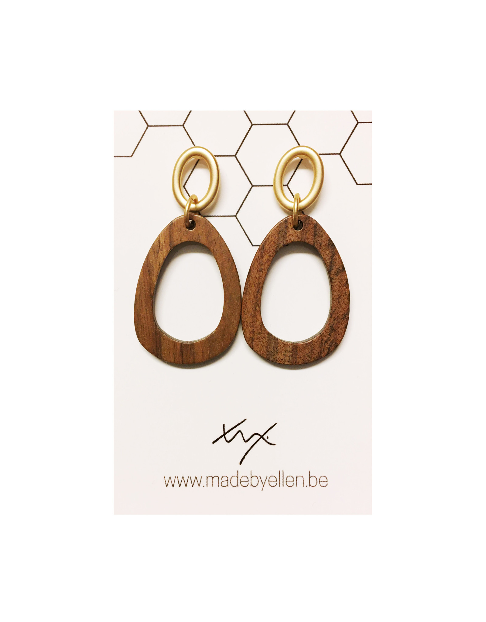 oorbEllen hars& hout druppel open