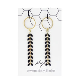 Mix&Match cirkel & blaadjes zwart