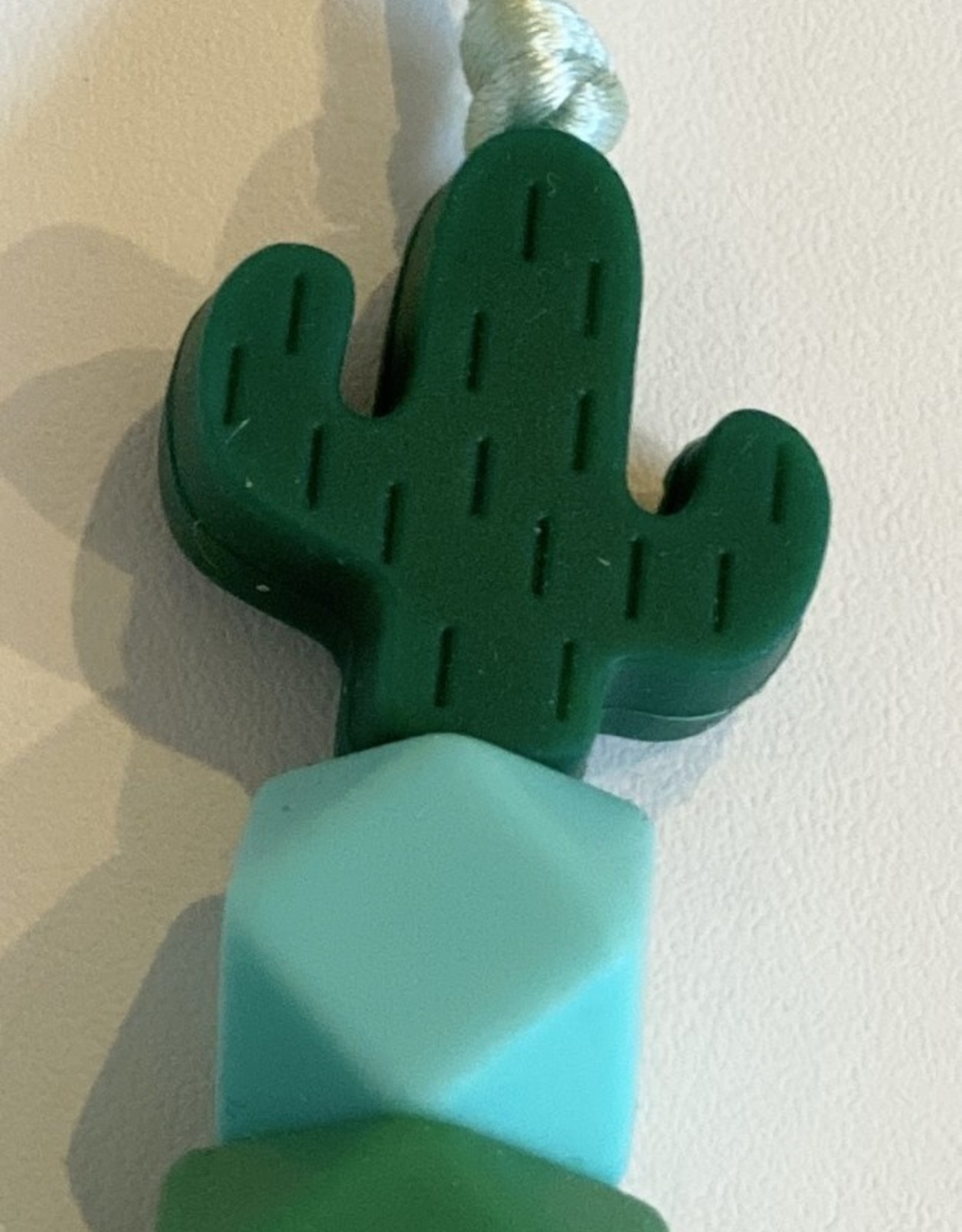 Sleutelhanger siliconen cactus mini