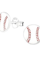 Stekertjes zilver baseball