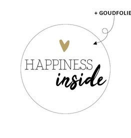 Stickers 5st. Happiness inside