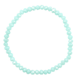 Armbandje strass turquoise