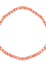 Armbandje strass oranje